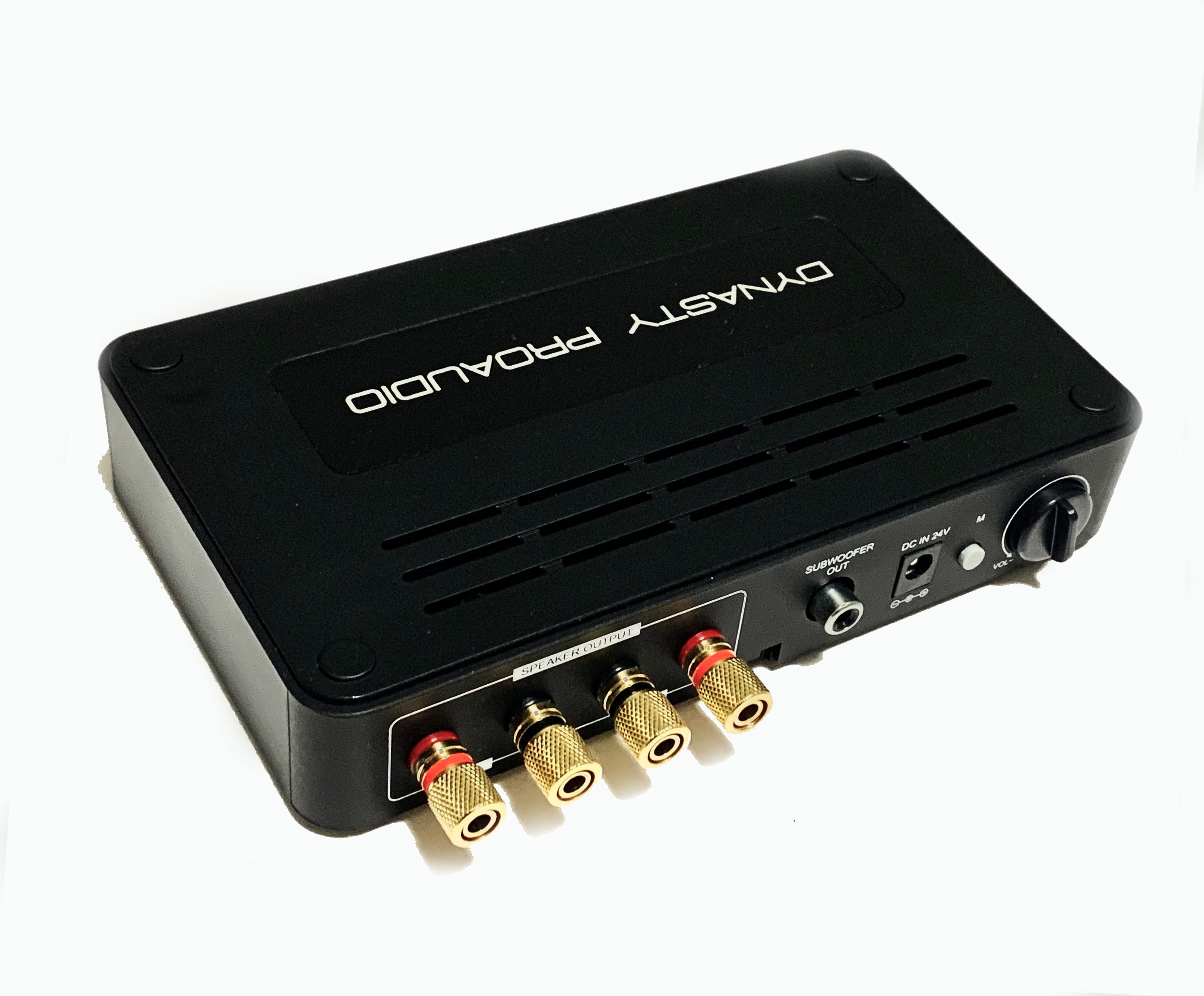 WSA-5RP-RX BLACK Wireless Receiver with 2 x 50W @ 4 ohms loaded amplifier built-in (Not Work Standalone, Transmitter Sold Separately)