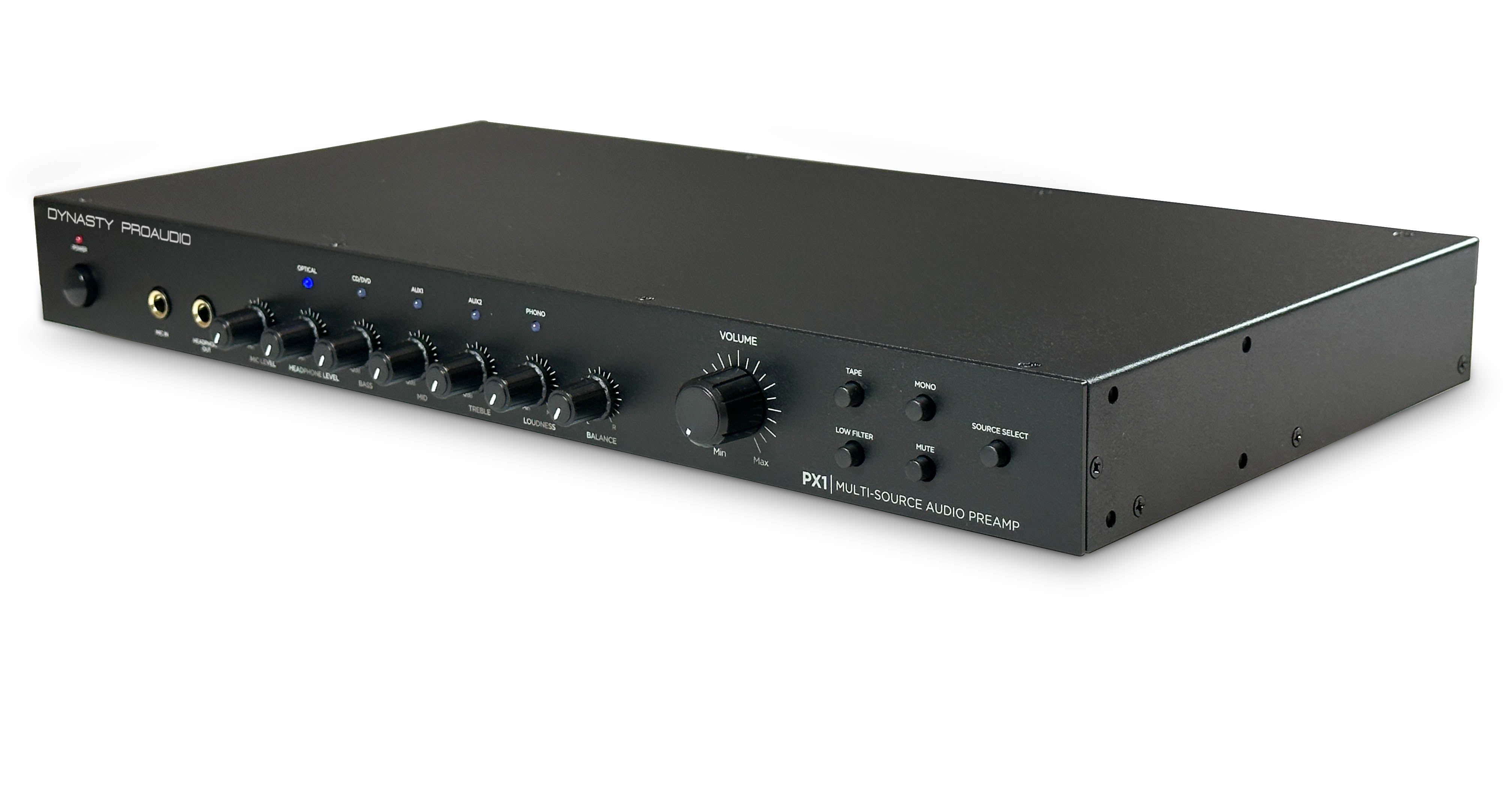 Dynasty ProAudio PX1 High Definition Multi-Source Home Audio Stereo Preamplifier