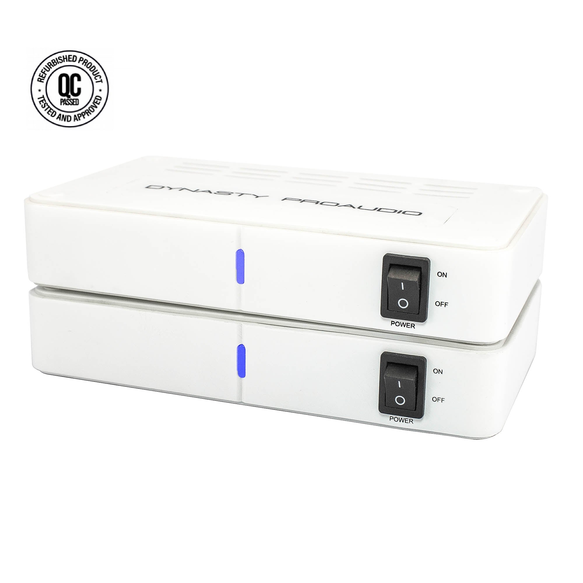 (Outlet/Refurbished) WSA-5RP-White Wireless Surround Sound Rear Speakers Kit with 2 x 50W (@ 4 ohms loaded) Amplifier Built-in