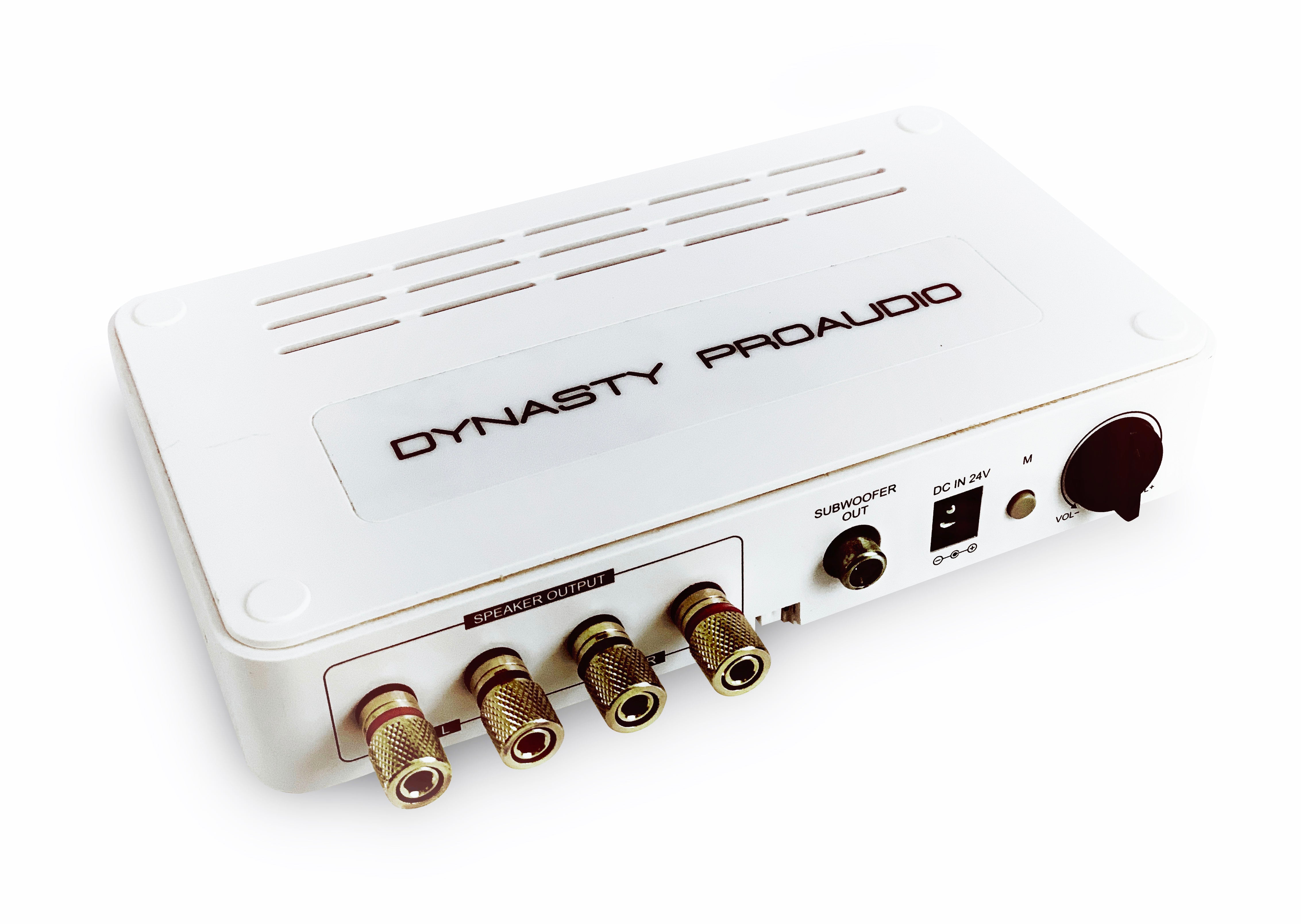 WSA-5RP-RX WHITE Wireless Receiver with 2 x 50W @ 4 ohms amplifier built-in (Not Work Standalone, Transmitter Sold Separately)