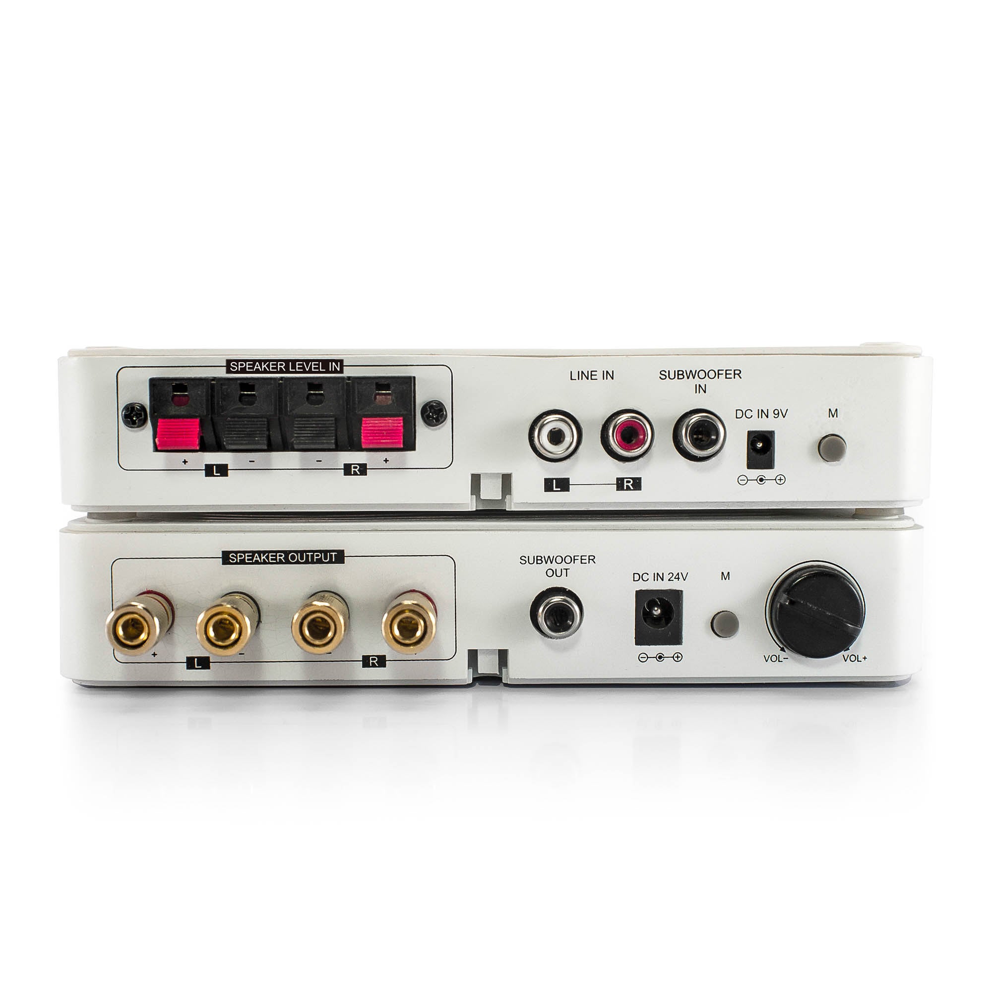 WSA-5RP Wireless Surround Sound Rear Speakers Kit with 2 x 50W (@ 4 ohms loaded) Amplifier Built-in