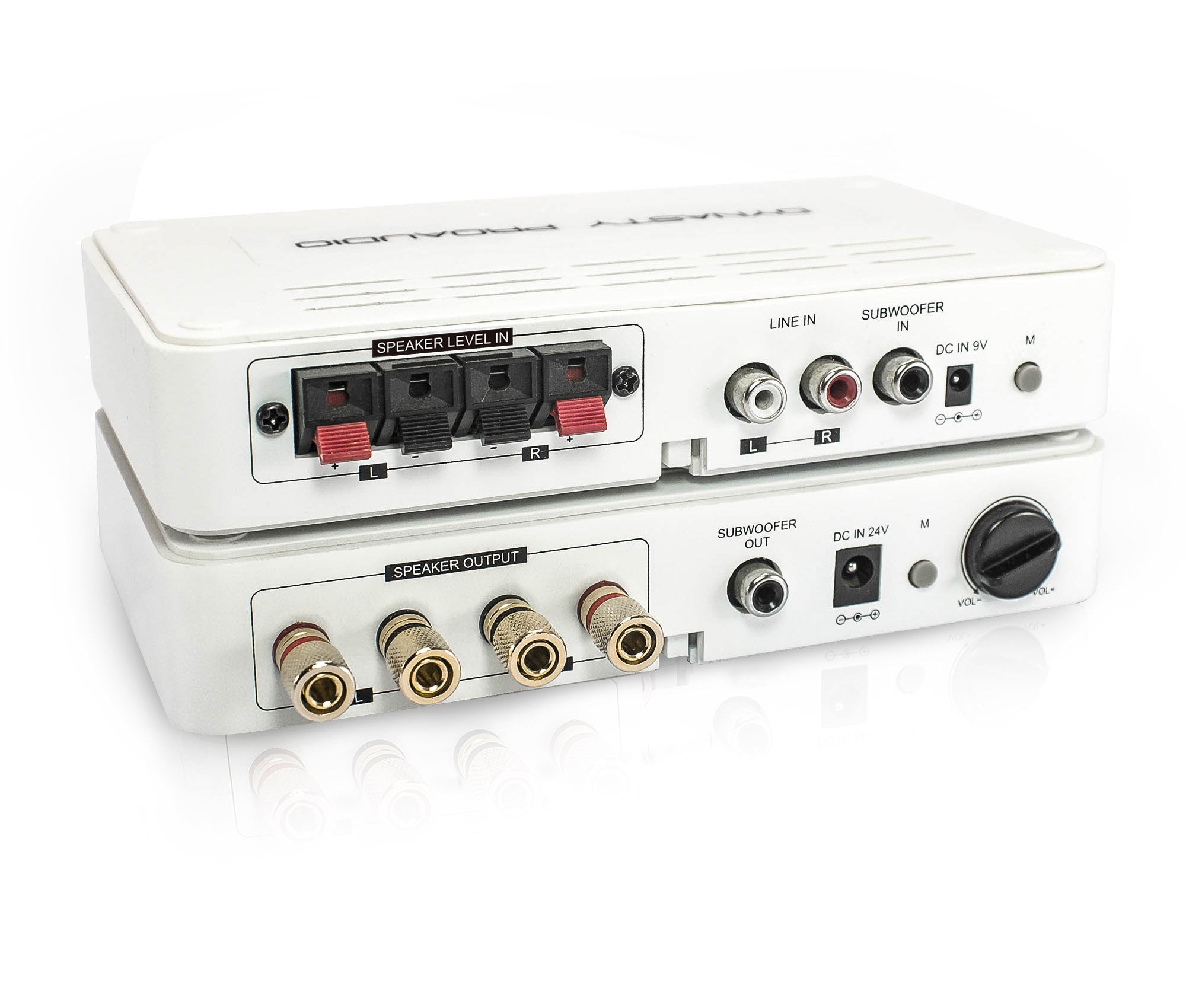 (Outlet/Refurbished) WSA-5RP-White Wireless Surround Sound Rear Speakers Kit with 2 x 50W (@ 4 ohms loaded) Amplifier Built-in