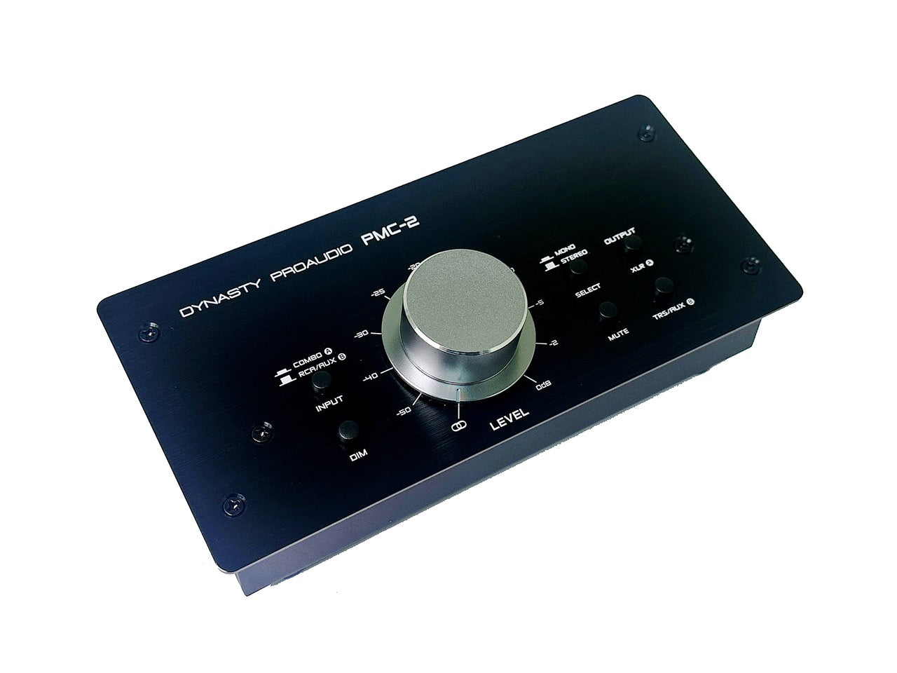 PMC-2  Premium Passive 2 x 2 Studio Monitor Volume Controller-Black