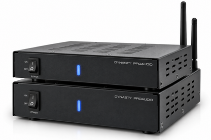 DYNASTY PROAUDIO WSA-5RP-PLUS Wireless Surround Sound Rear Speakers Kit with 2 x 100W (4 ohms loaded) Amplifier Built-in (Metal Chassis Design)